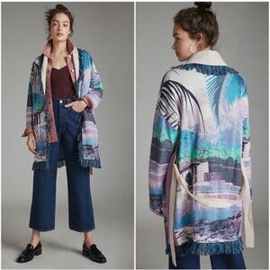 Aldo Martins Moira fringed sweater cardigan for Anthropologie